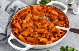 Creamy Floor Beef Pasta